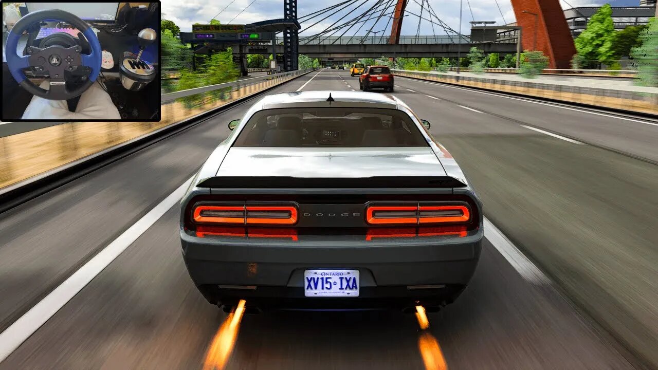 Dodge Challenger Demon - Assetto Corsa - Thrustmaster T150