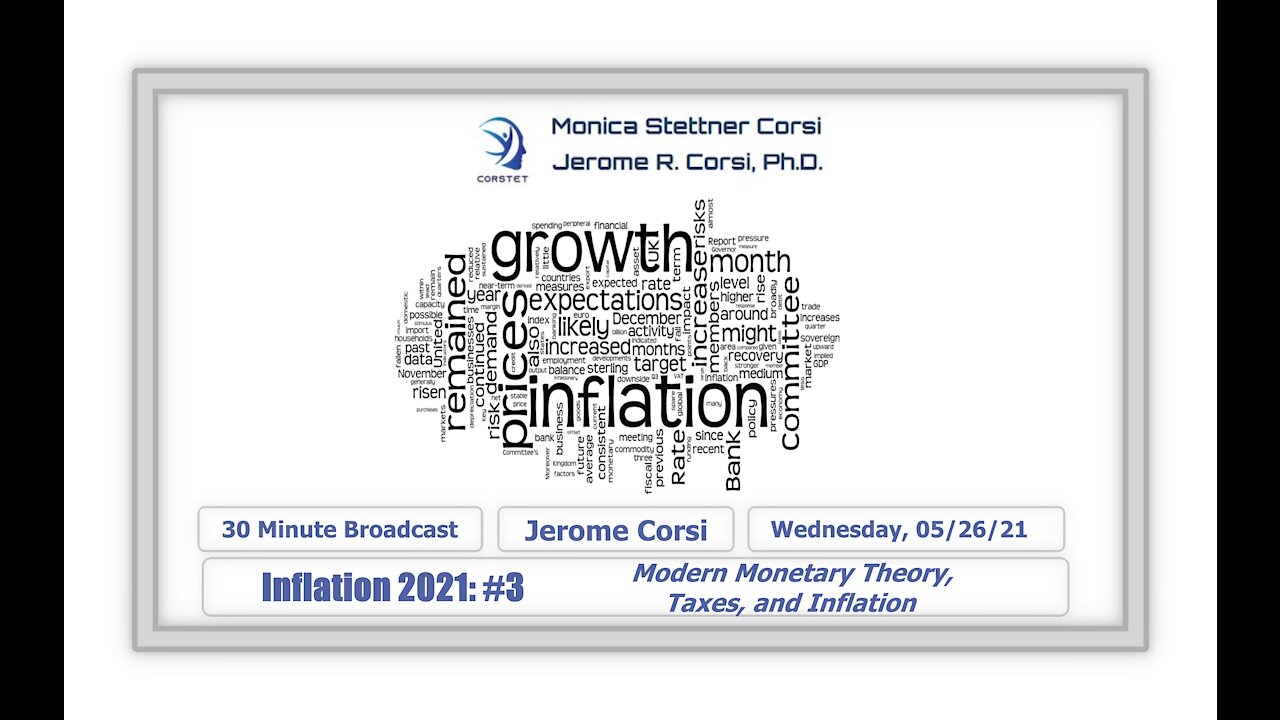 Corstet: Inflation 2021 #3 - Modern Monetary Theory, Taxes, And Inflation