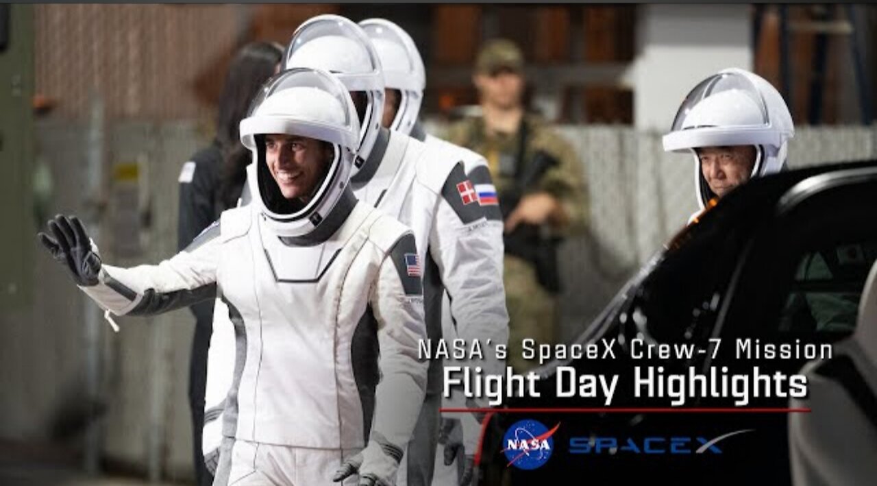 NASAs ,SpaceX Crew 7 Flight Day 1Highlights