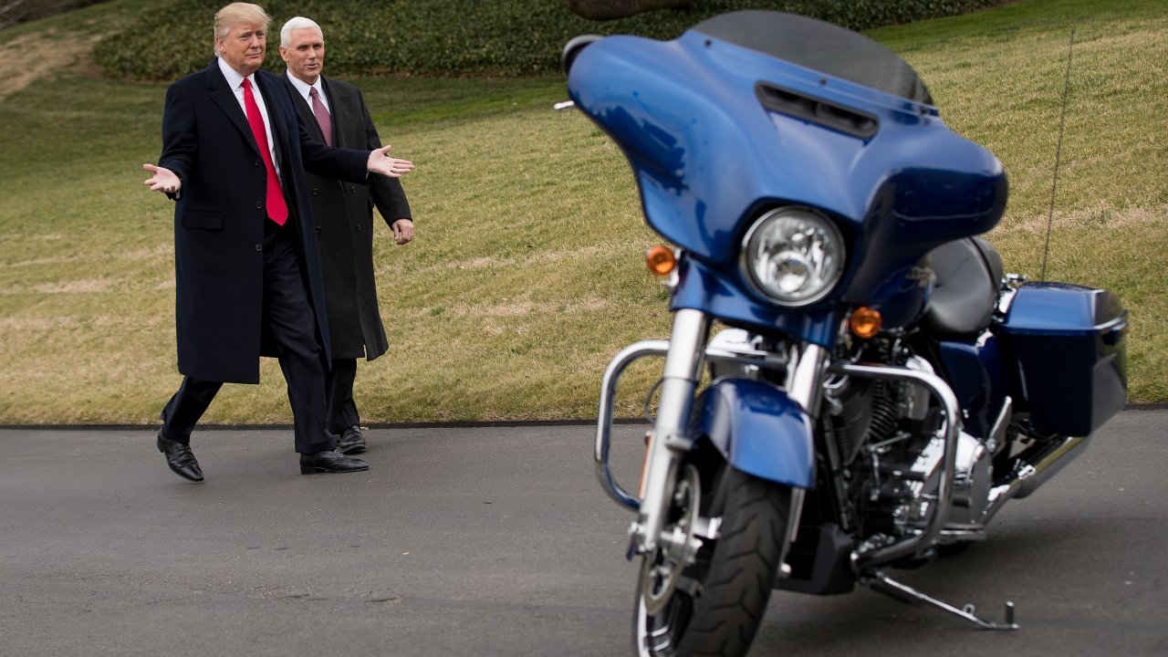 President Trump Defends Harley-Davidson, Slams EU Tariffs