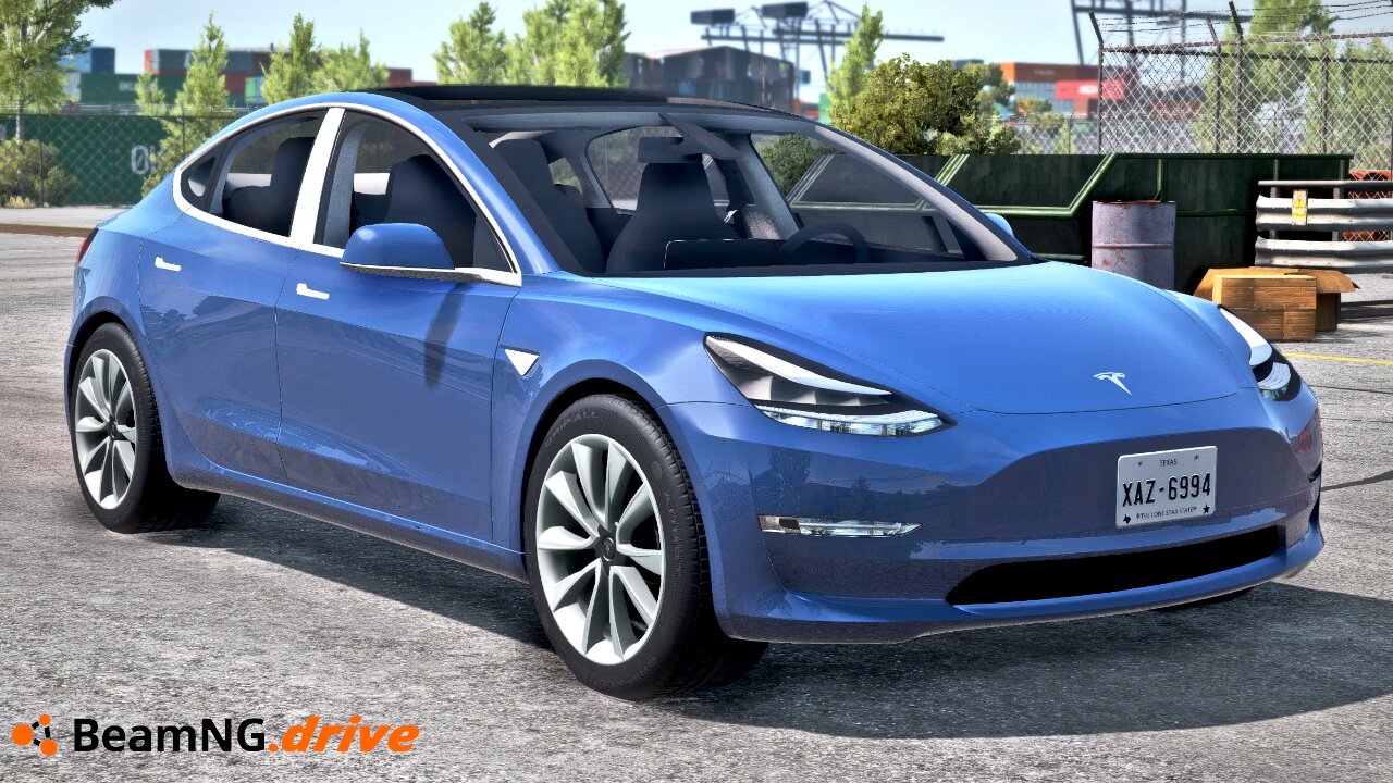 Tesla Model 3 completely destroyed - BeamNG.drive T-80 operations | CrashCamTV #beamng #fyp #shorts