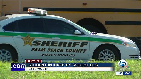 Child injured by school bus in Lake Worth