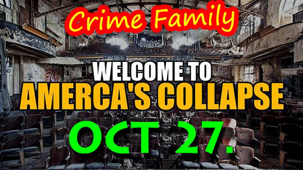 Welcome to America's Collapse 10.27.23 - RED ALERT WARNING