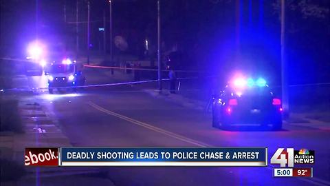 KC shooting ends with dead teen, police chase