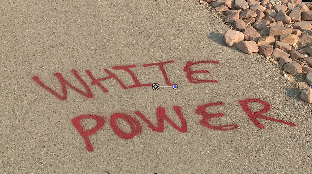 Bike path in Las Vegas vandalized with racist phrases