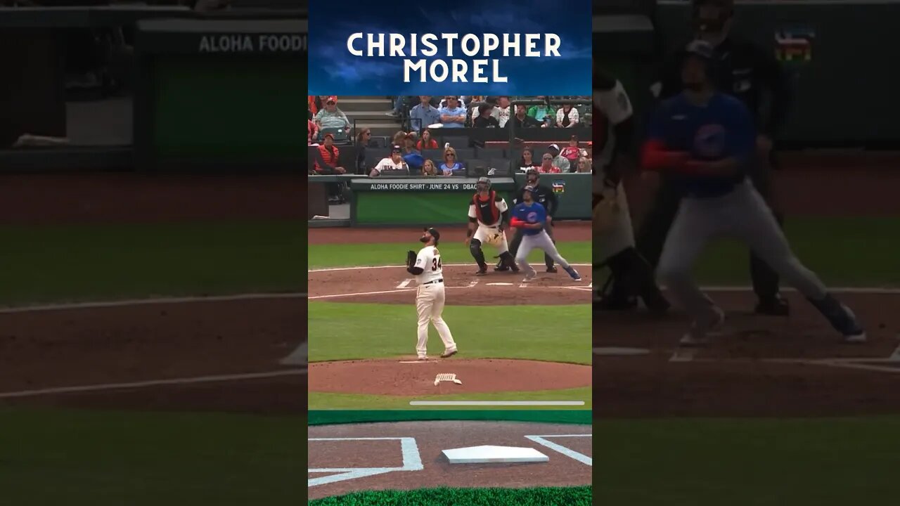 Christopher Morel - Big Day - HR & 2 RBI hit- Cubs in San Francisco June 10, 2023