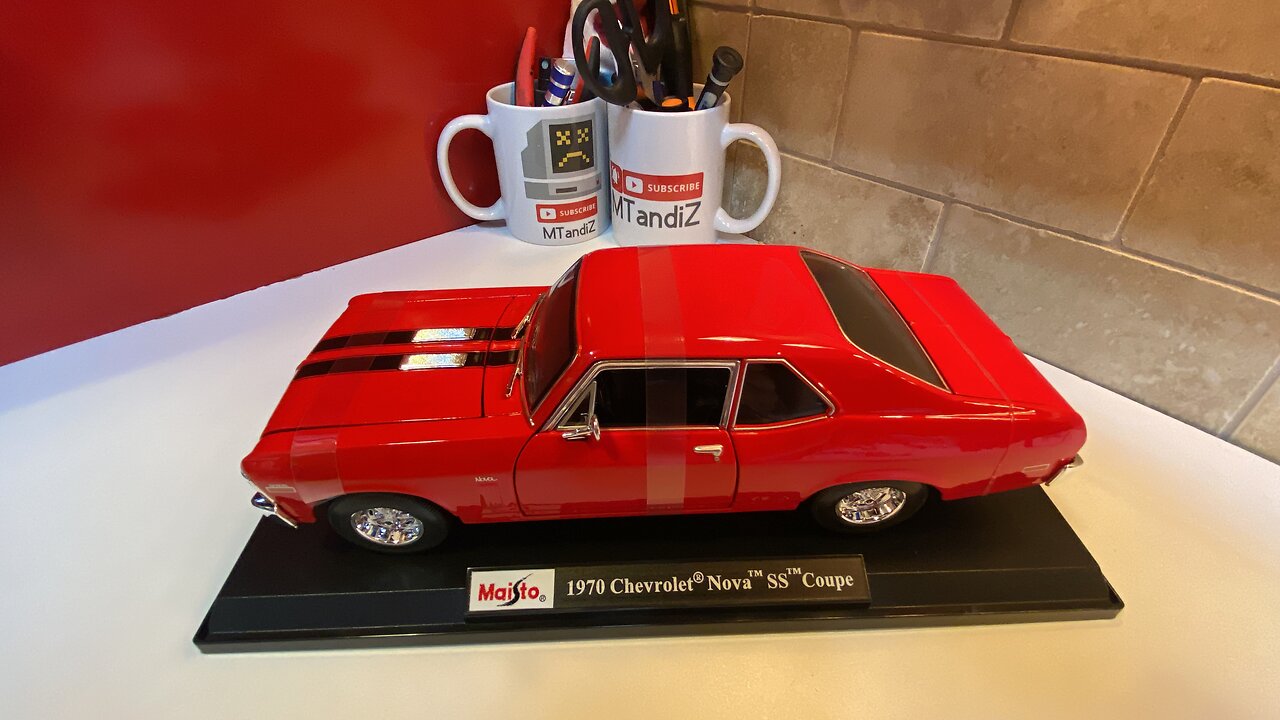 UnBoXing & Close Up Look at @ Maisto 1:18 SE 1970 Chevrolet Chevy Nova SS Coupe Die cast Model