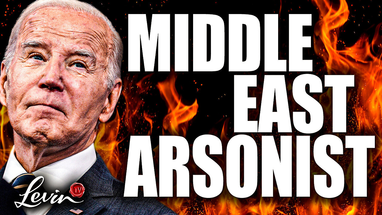 Biden’s a Fumbling Fool Who Is Fanning the Flames of the Middle East Fiasco