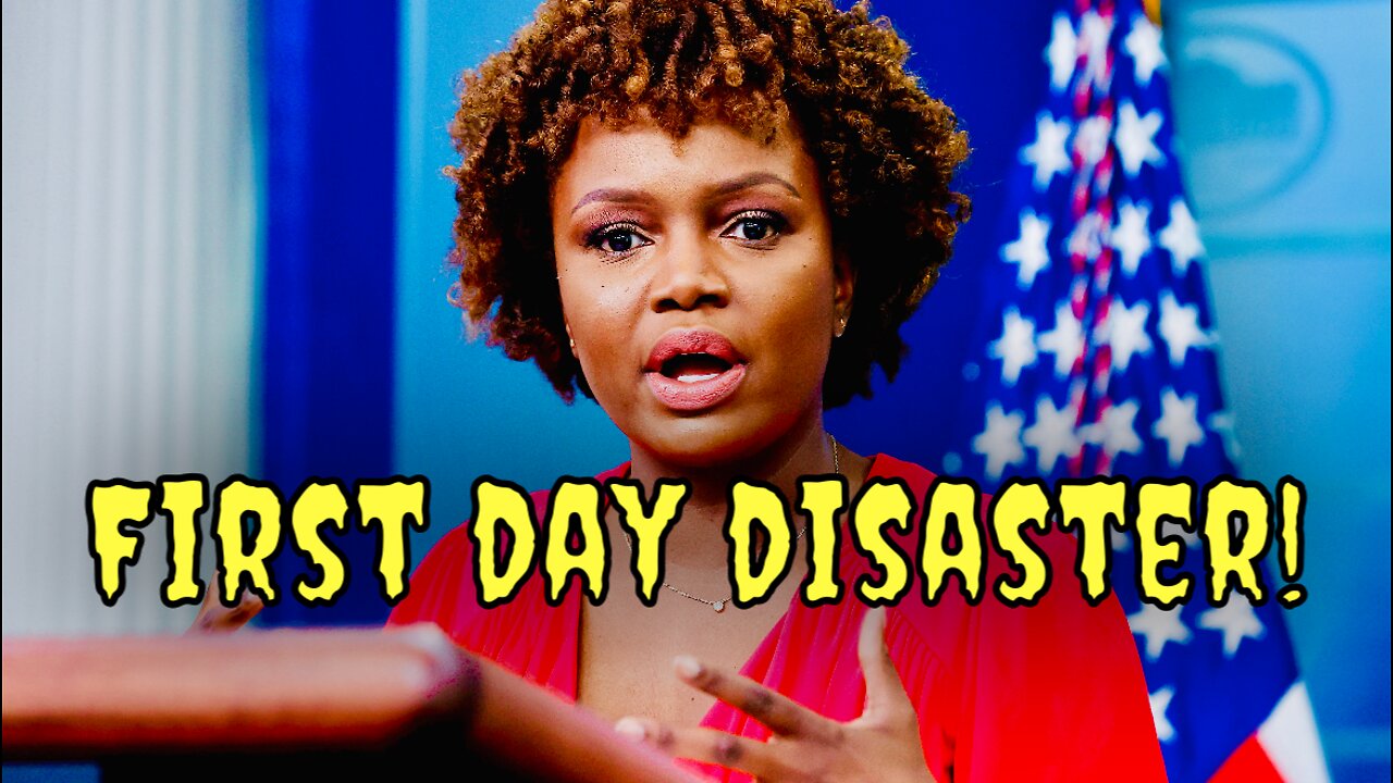 Jen Psaki’s Replacement, Karine Jean-Pierre, had a DISASTROUS First Day!