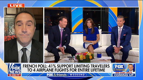 Poll Shows 41% Of The French Population Favor Limiting People To Four Flights For Their Entire Life