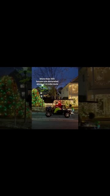 Best place to see Christmas lights (for free!)