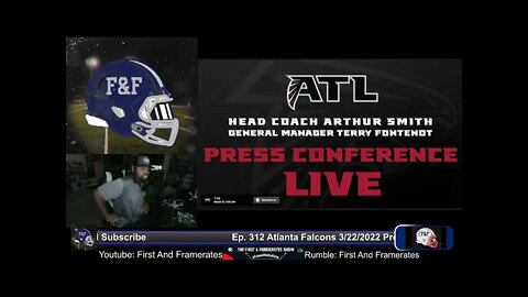 Ep. 312 Atlanta Falcons 3/22/2022 Press Conference Live Reaction