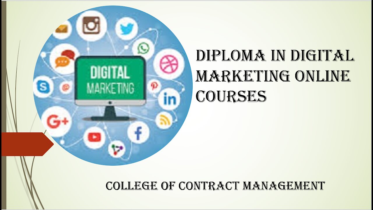 DIPLOMA IN Digital marketing online courses
