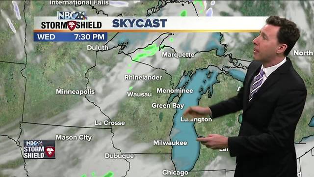 Michael Fish's NBC26 Storm Shield weather forecast