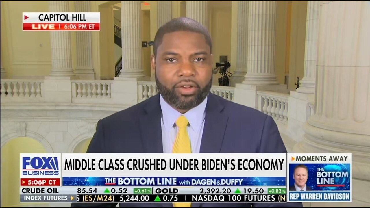 Rep Byron Donalds: Everything Biden Touches Turns To Hot Garbage