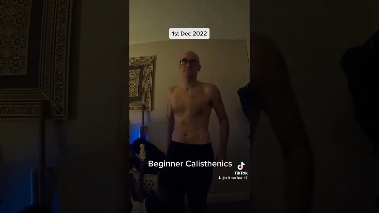 2 Month Body Check. #calisthenics #beginner #abs