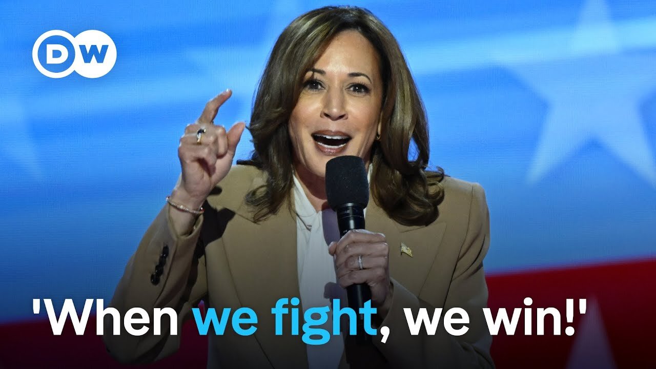 DNC: Kamala Harris pays tribute to Biden’s ‘historic leadership’ | DW News