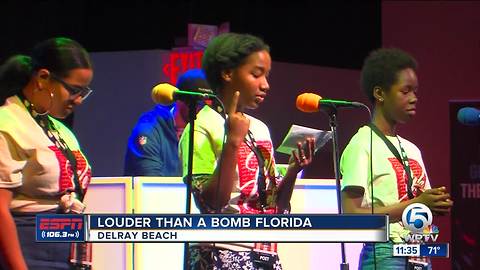 'Louder than a bomb' competition held in Delray Beach