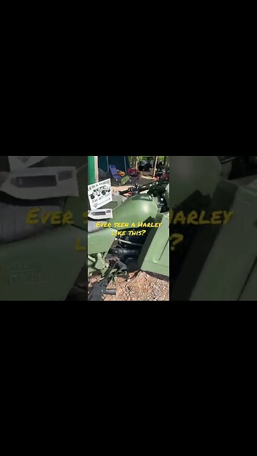 Military Harley dirt bike?!