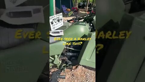 Military Harley dirt bike?!