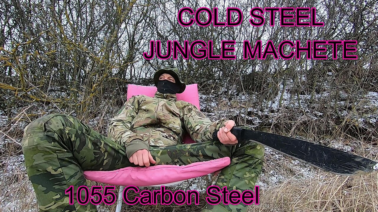 COLD STEEL JUNGLE MACHETE - 1055 - DESTRUCTION TEST