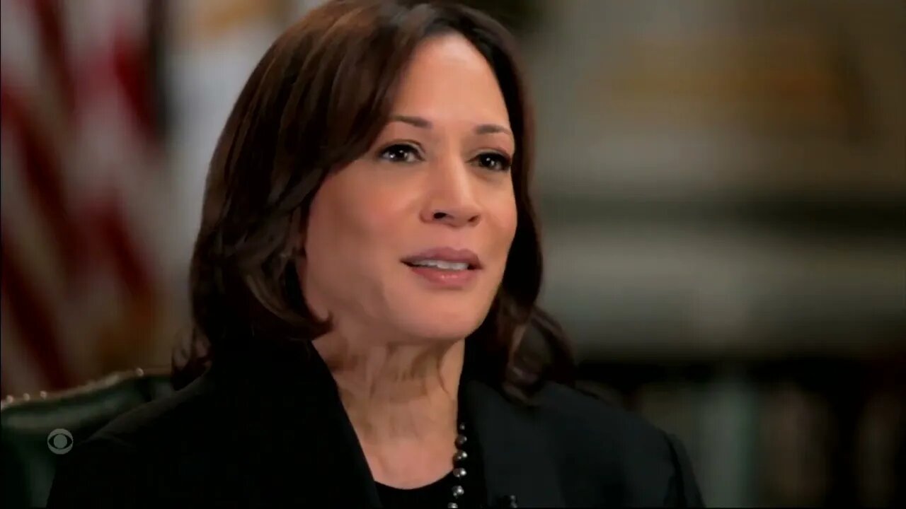 Kamala Harris Responds She's "Not A Political Pundit" When Asked Why She, Biden Are Polling So Low