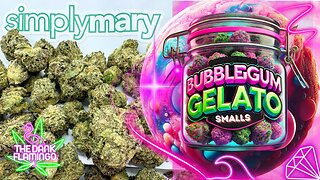 Trying Bubblegum Gelato THCa from SimplyMary.com! The Dank Flamingo Cannabis Review!!