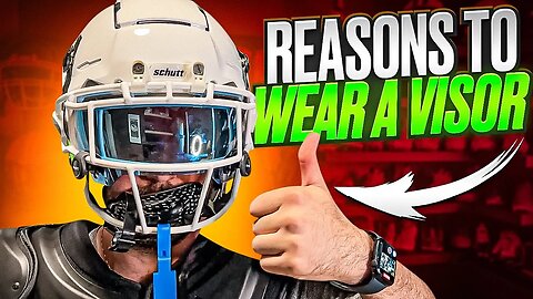 Why You SHOULD Wear a Football Visor