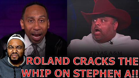 Roland Martin CRACKS THE WHIP On Stephen A Smith For Ranting Against Democrats Lying About Jan 6th!