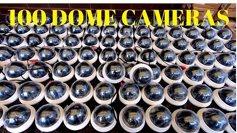 100 Dome Security Camera's - 1hr Scrap Challenge