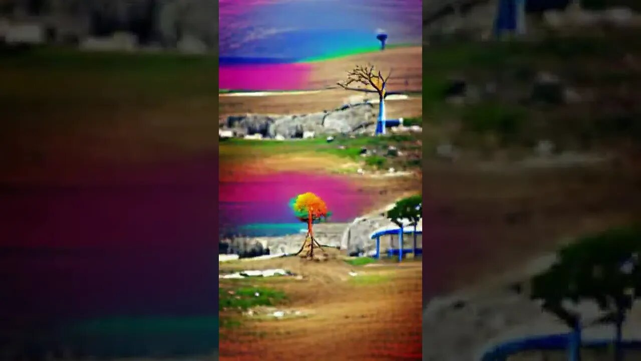 painting-- The Lonely Tree #shorts #animation #art #anime #painting