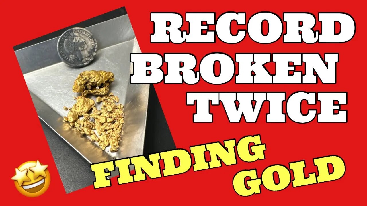 💥 I BROKE 2 OF MY ALL TIME RECORDS WHILE GOLD MINING 💥 CHECK THIS OUT. #goldmining #goldrush #gold