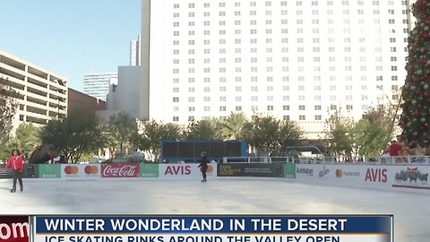 Ice rinks open for skating around the Las Vegas valley