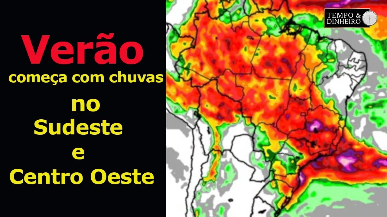 Começa o verão com chuvas intensas e temporais nas regiões Sudeste e Centro-Oeste