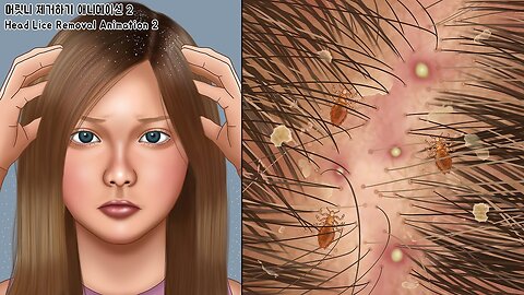 ASMR 보기만 해도 근질근질~ 머릿니 시원하게 제거하기 2ㅣ지루성 두피 치료ㅣGet rid of tons of head lice2