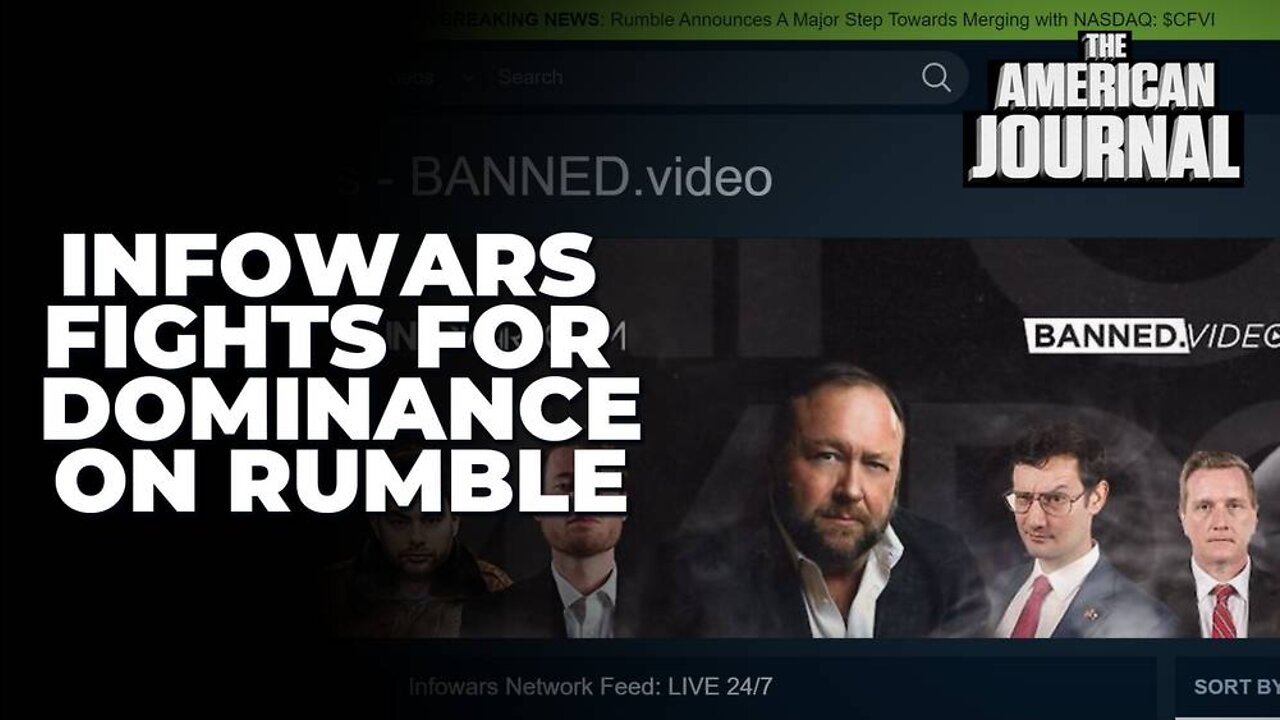 Infowars In Heated Battle For Top Spot On Rumble