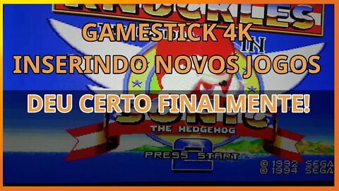 Deu Certo! Inserindo jogos no seu gamestick 4k