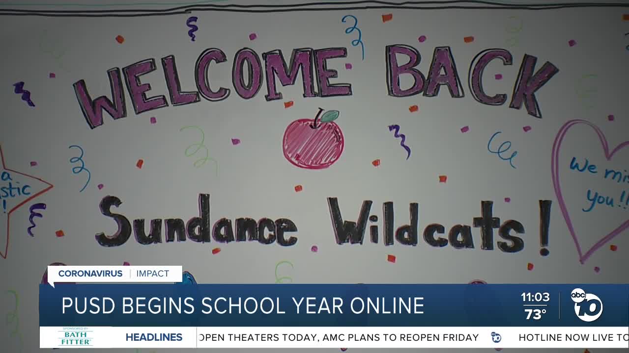 PUSD begins school year online