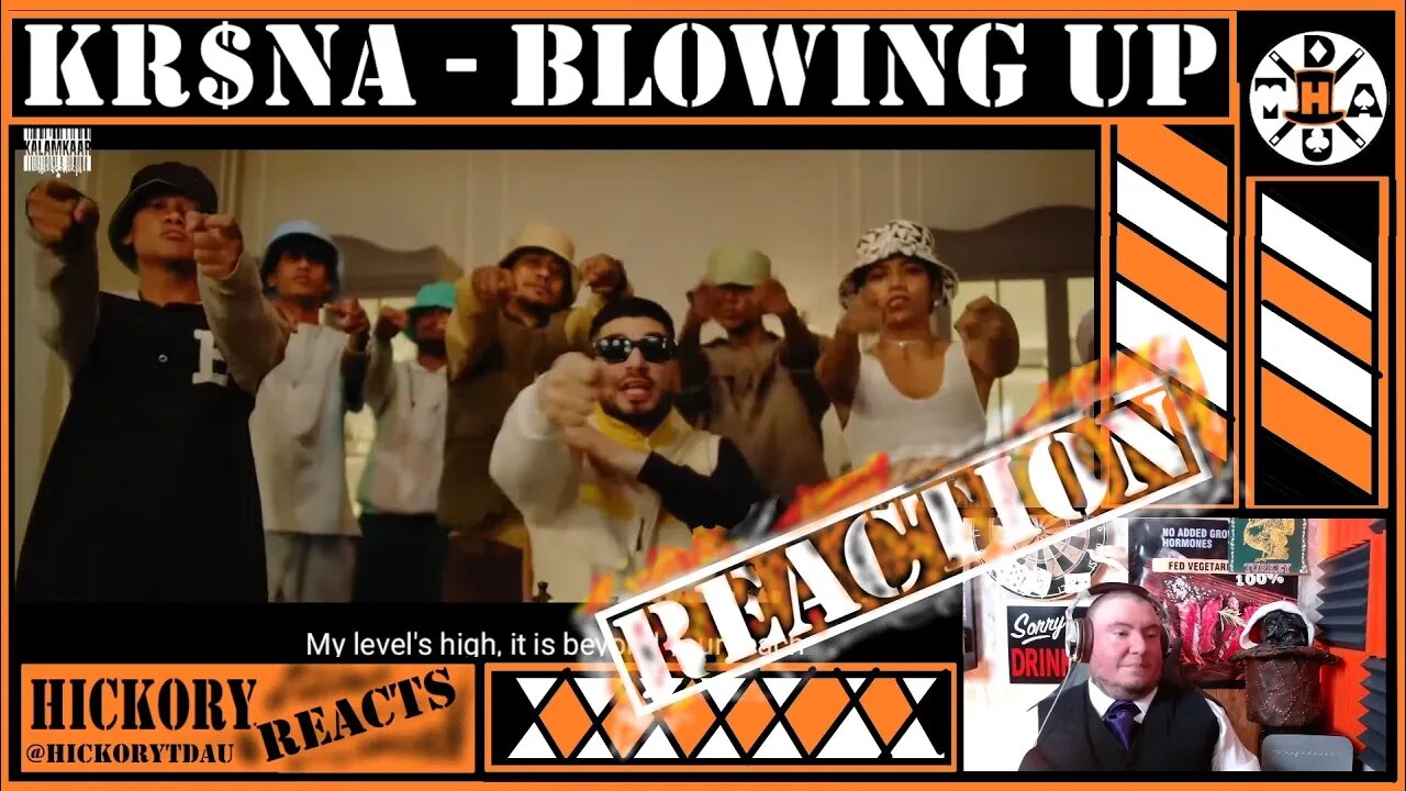 Drunk Magician Reacts To Lyrical Magician! KR$NA - Blowing Up Reaction | Savage Guy Subtitles Video