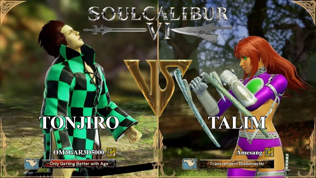 SoulCalibur VI — OM3GAR3D5000 (Tonjiro) VS Amesang (Talim) | Xbox Series X Ranked