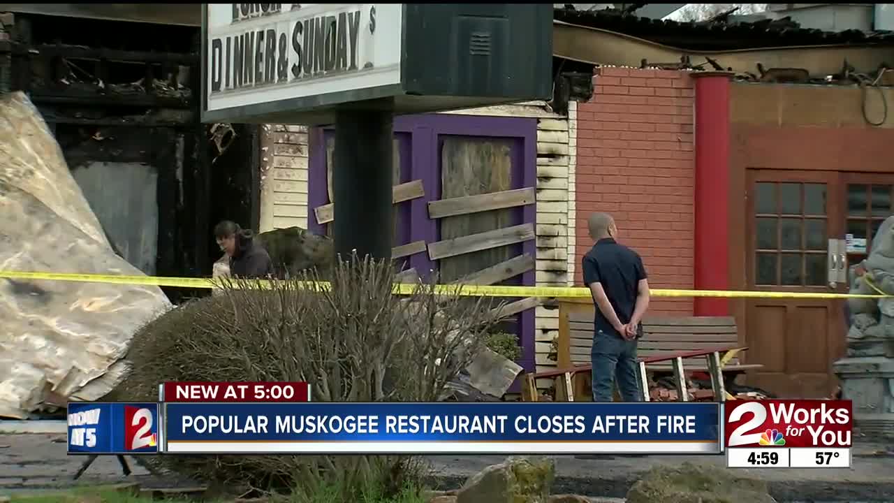 Popular Muskogee restaurant closes after fire