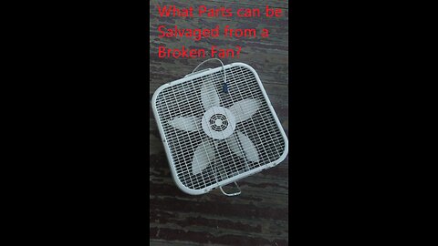 ASMR Broken Fan Teardown and Salvage + Crickets