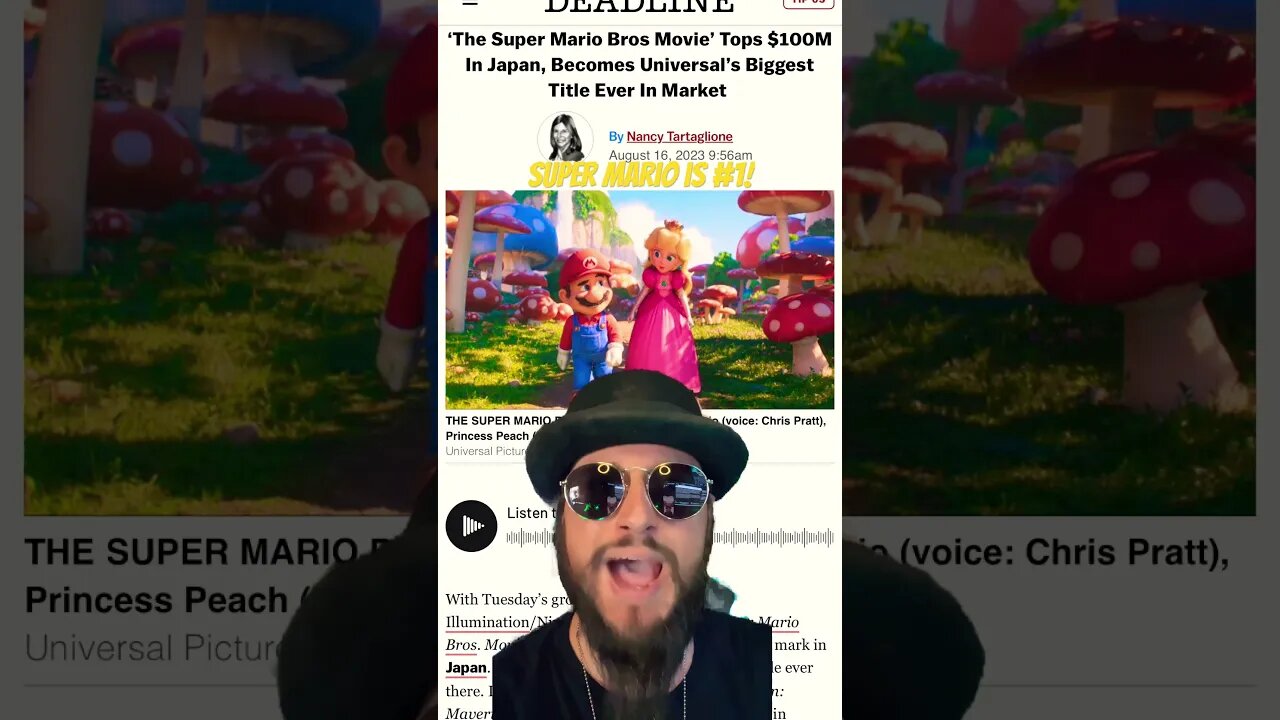 The Super Mario Bros. Movie Is STILL Breaking Records! #shorts #nintendo #supermariobrosmovie