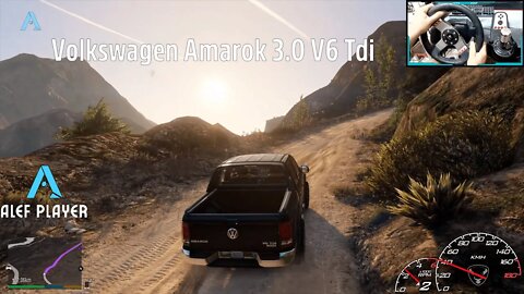 Volkswagen Amarok 3.0 V6 Tdi - GTA V Off-Road | Logitech g27 Gameplay