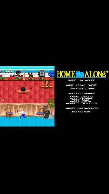 1991 Home Alone Arcade Game.