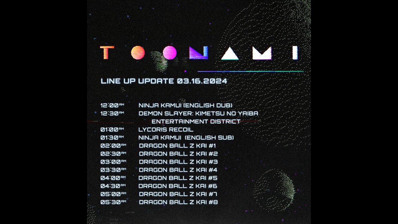 MARATHON!!! March 11, 2024 Toonami News Update