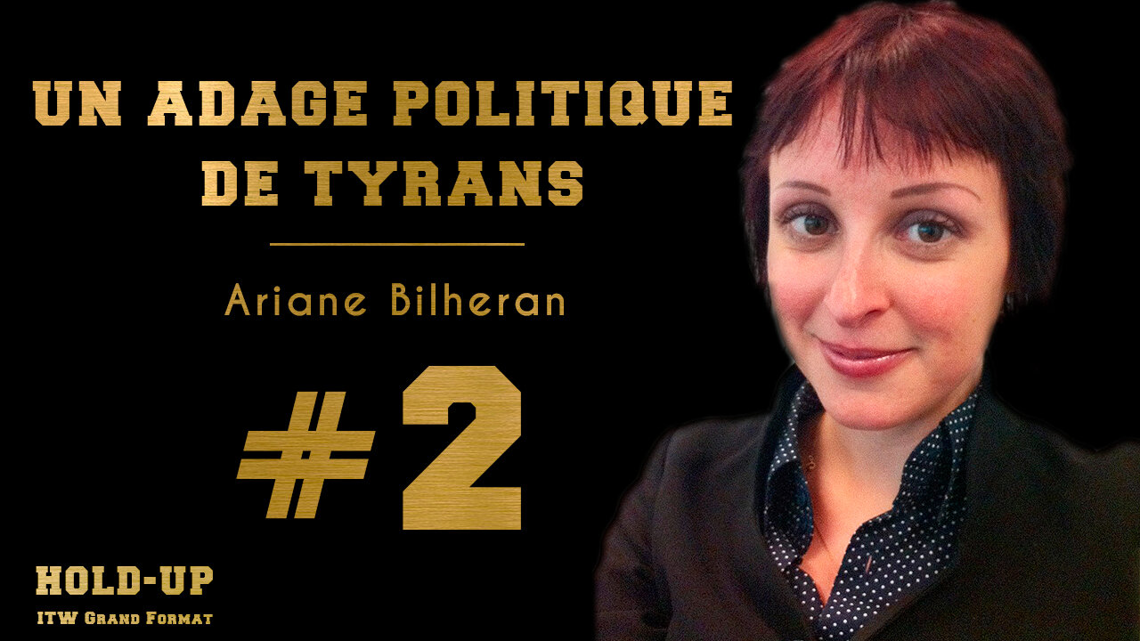 #2 HOLD-UP: ITW Grand Format : Ariane Bilheran