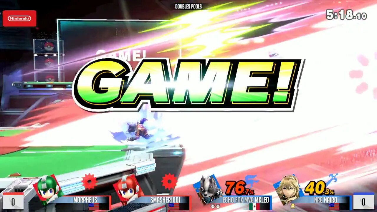 Morpheus & smasher1001 vs. MkLeo & Nairo - Doubles Pools - FB 2019