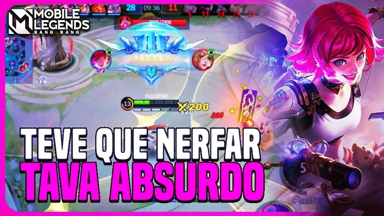 ESSA BUILD DA BEA É ABSURDA... PENA QUE A MOOTTON NERFOU... TEVE SAVEGE | MLBB