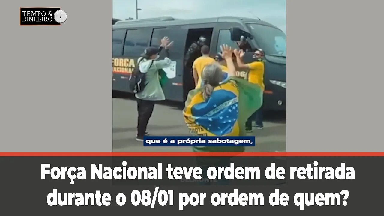 Força Nacional teve ordem de retirada durante o 08/01 por ordem de quem? Paulo Moura explica